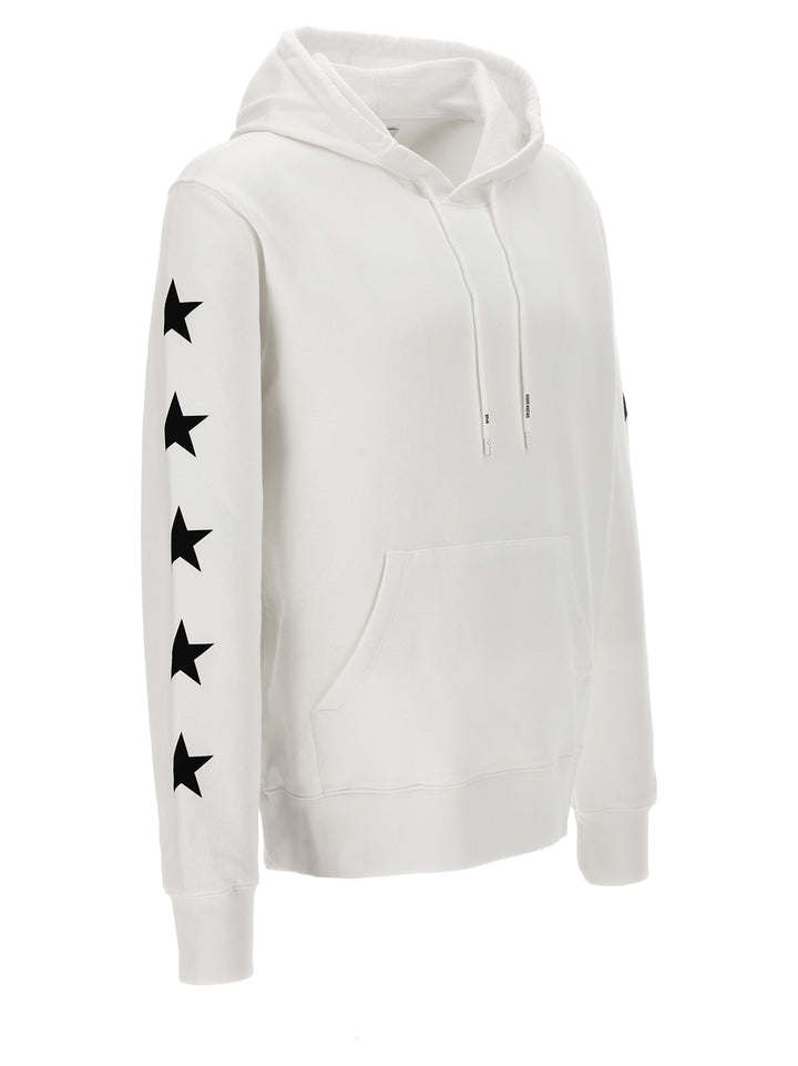 Golden Goose Alighiero Sweatshirt - White/Black | ab143af2aaae6b8f30e0d14d344256d533d37727
