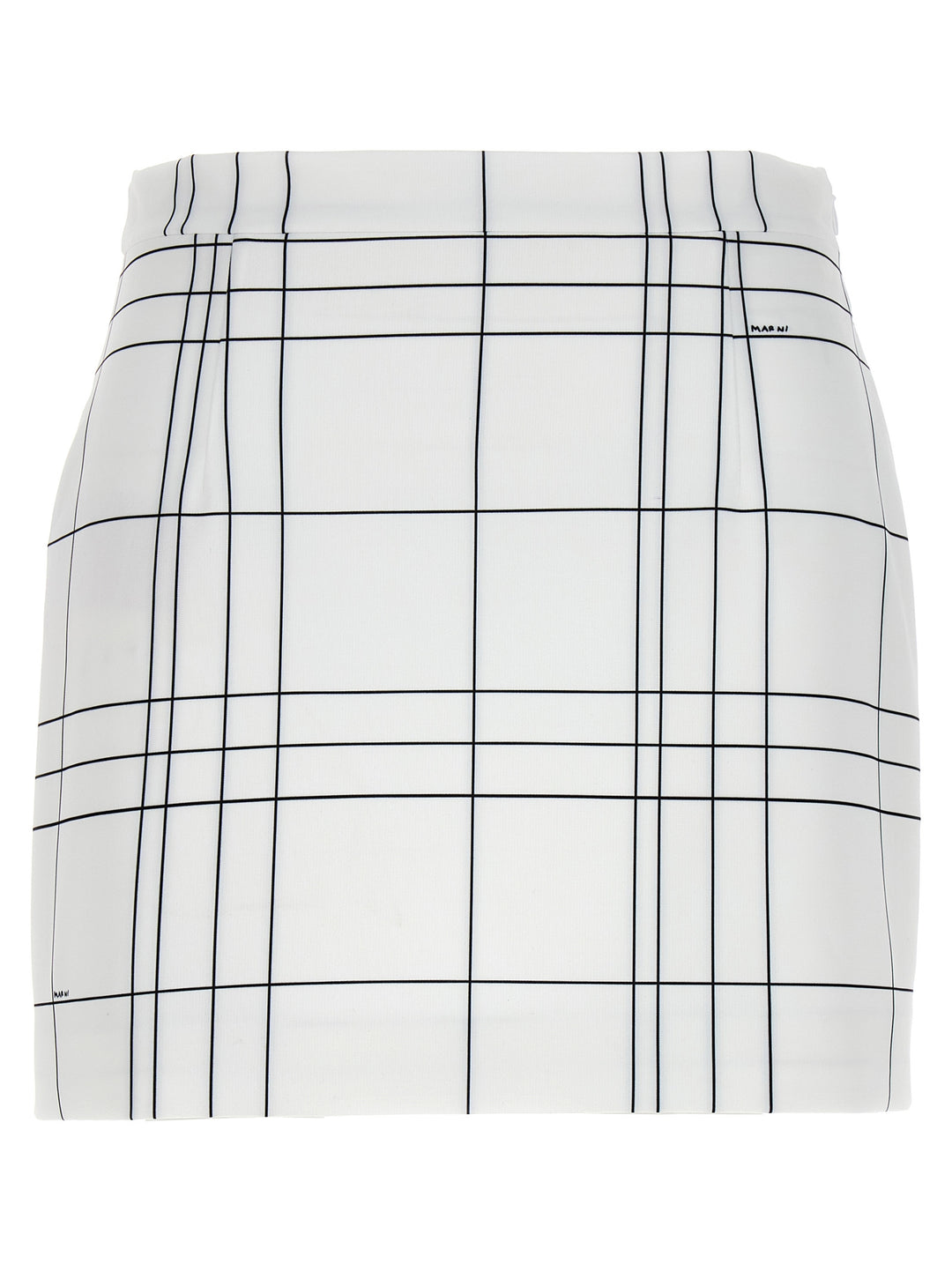 Patterned Skirt Skirts White/Black