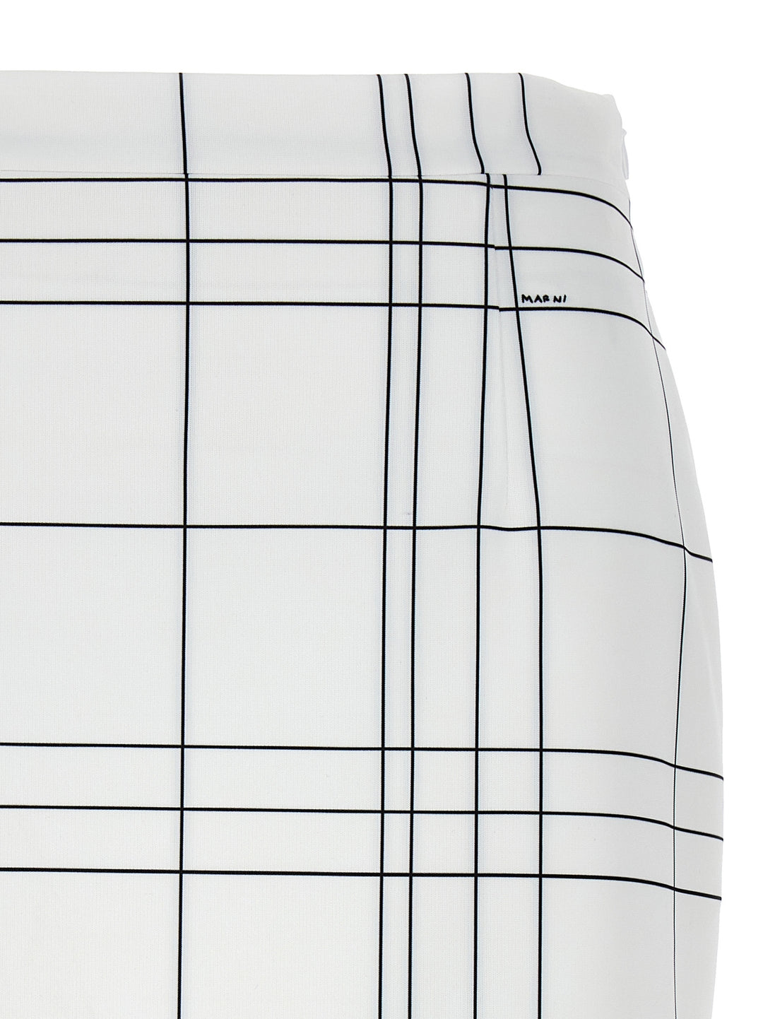 Patterned Skirt Skirts White/Black