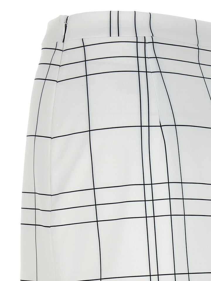 Patterned Skirt Skirts White/Black