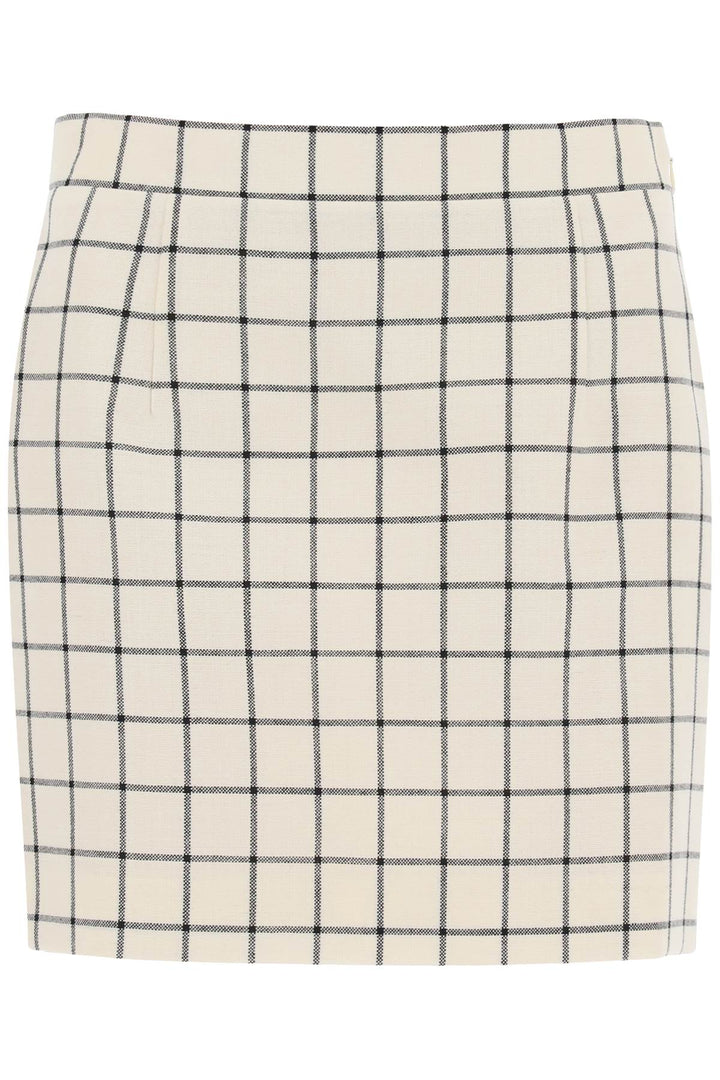 Check Wool Mini Skirt - Marni - Women