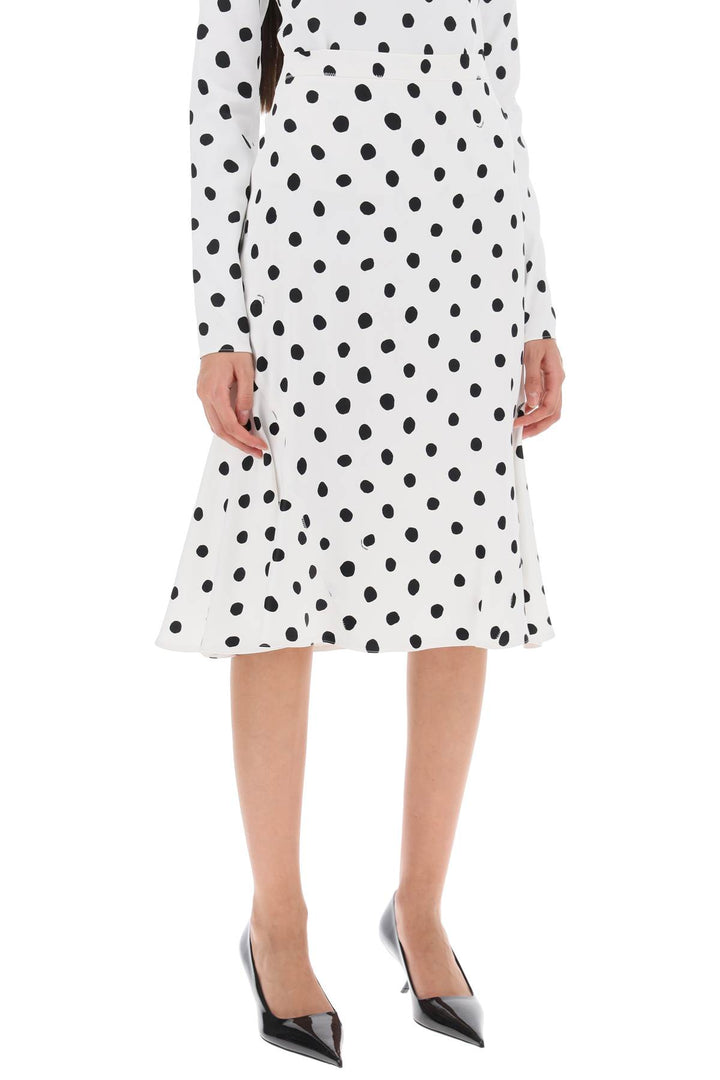 Polka Dot Flared Skirt - Marni - Women