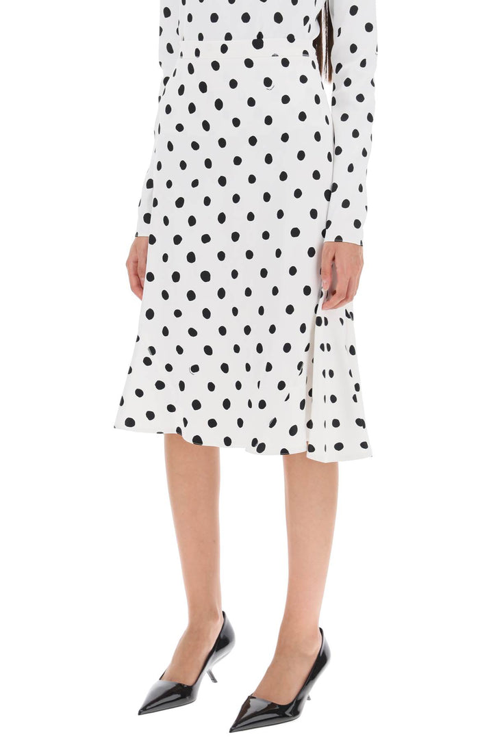 Polka Dot Flared Skirt - Marni - Women