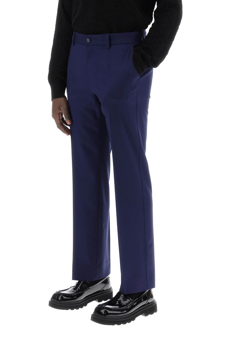 Pantaloni Sartoriali In Lana Stretch - Dolce & Gabbana - Men