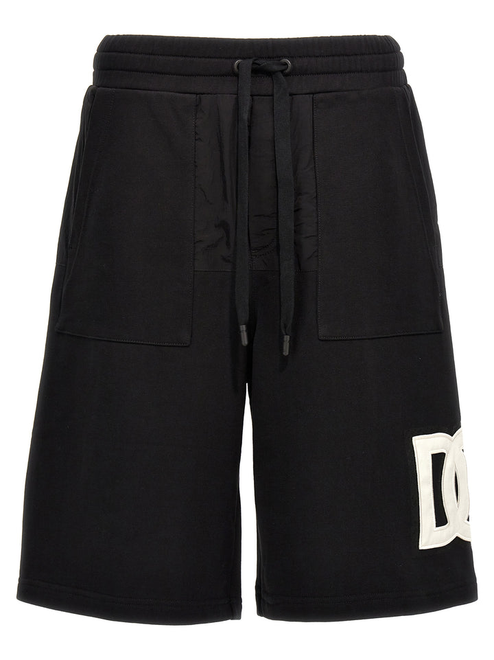 Logo Bermuda Shorts Bermuda, Short Black