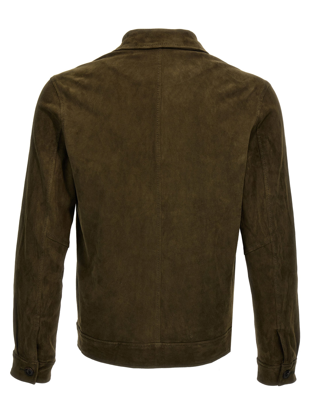 Suede Jacket Casual Jackets, Parka Green