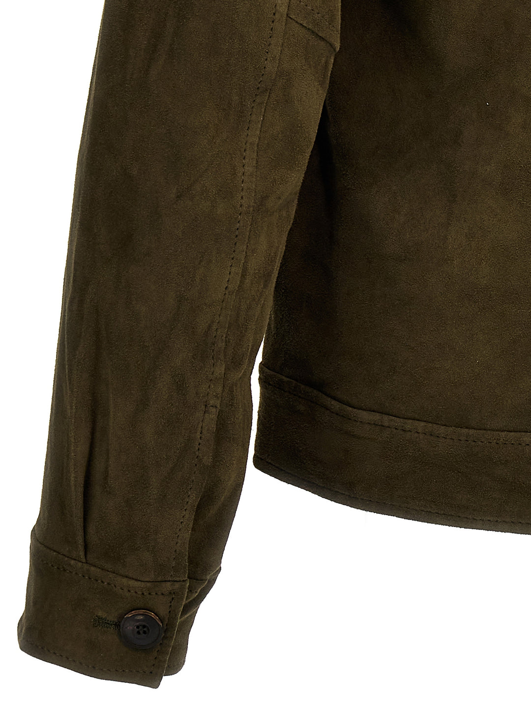 Suede Jacket Casual Jackets, Parka Green