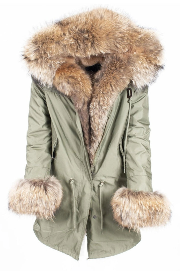 Raccoon Fur Parka