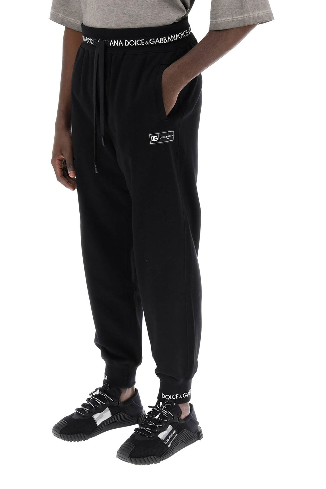 Logo Trim Sweatpants - Dolce & Gabbana - Men