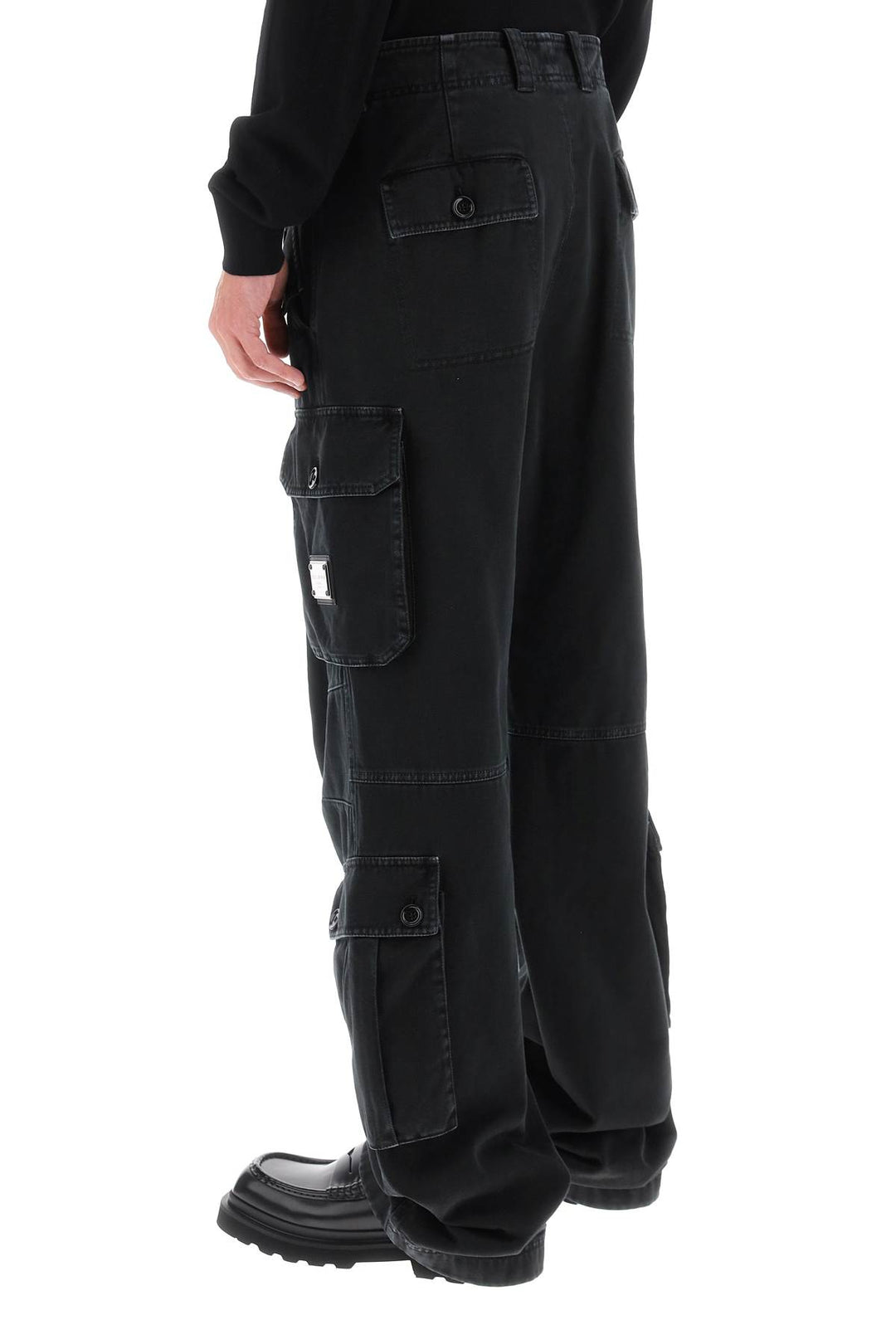 Wide Leg Cargo Pants - Dolce & Gabbana - Men