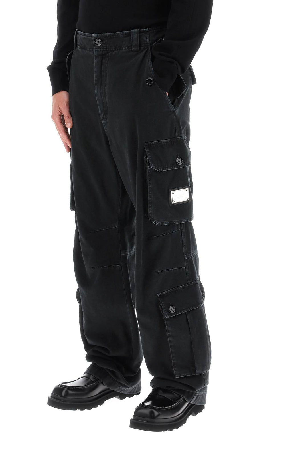 Wide Leg Cargo Pants - Dolce & Gabbana - Men