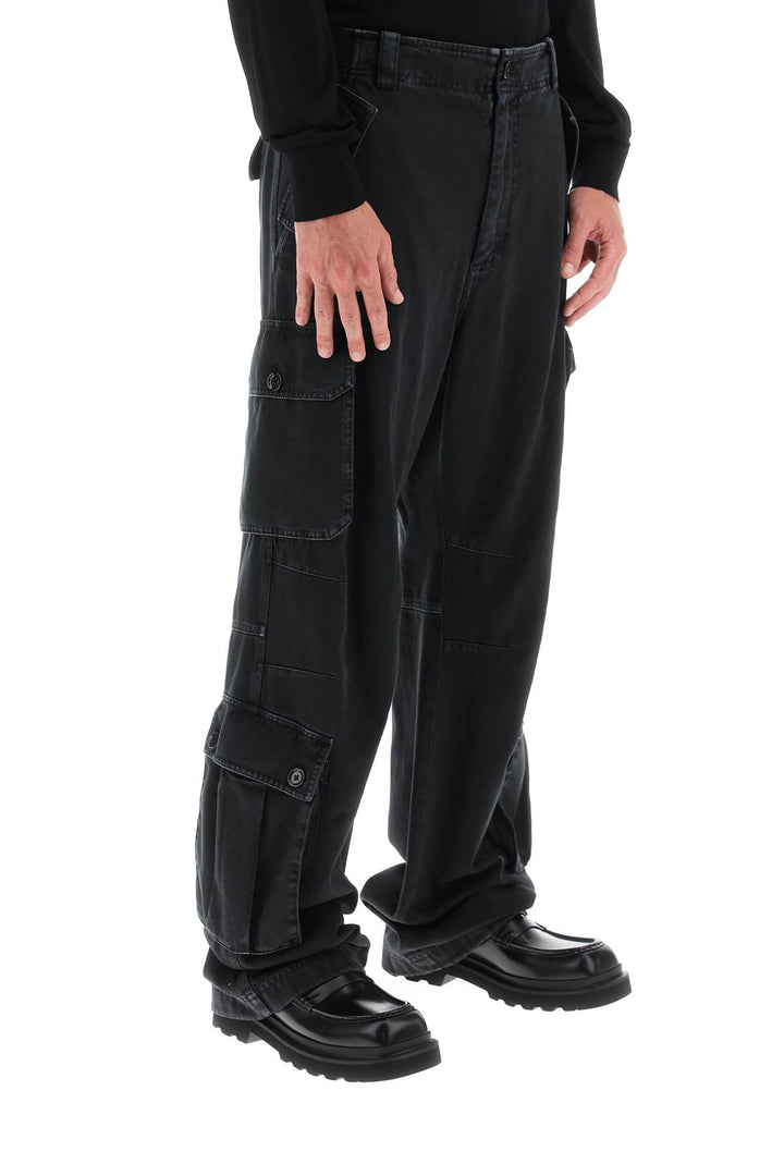 Wide Leg Cargo Pants - Dolce & Gabbana - Men