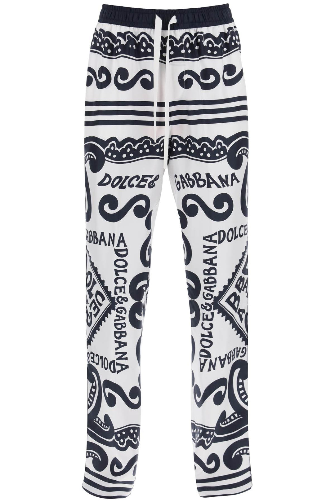 Pajama Pants With Marina Print - Dolce & Gabbana - Men