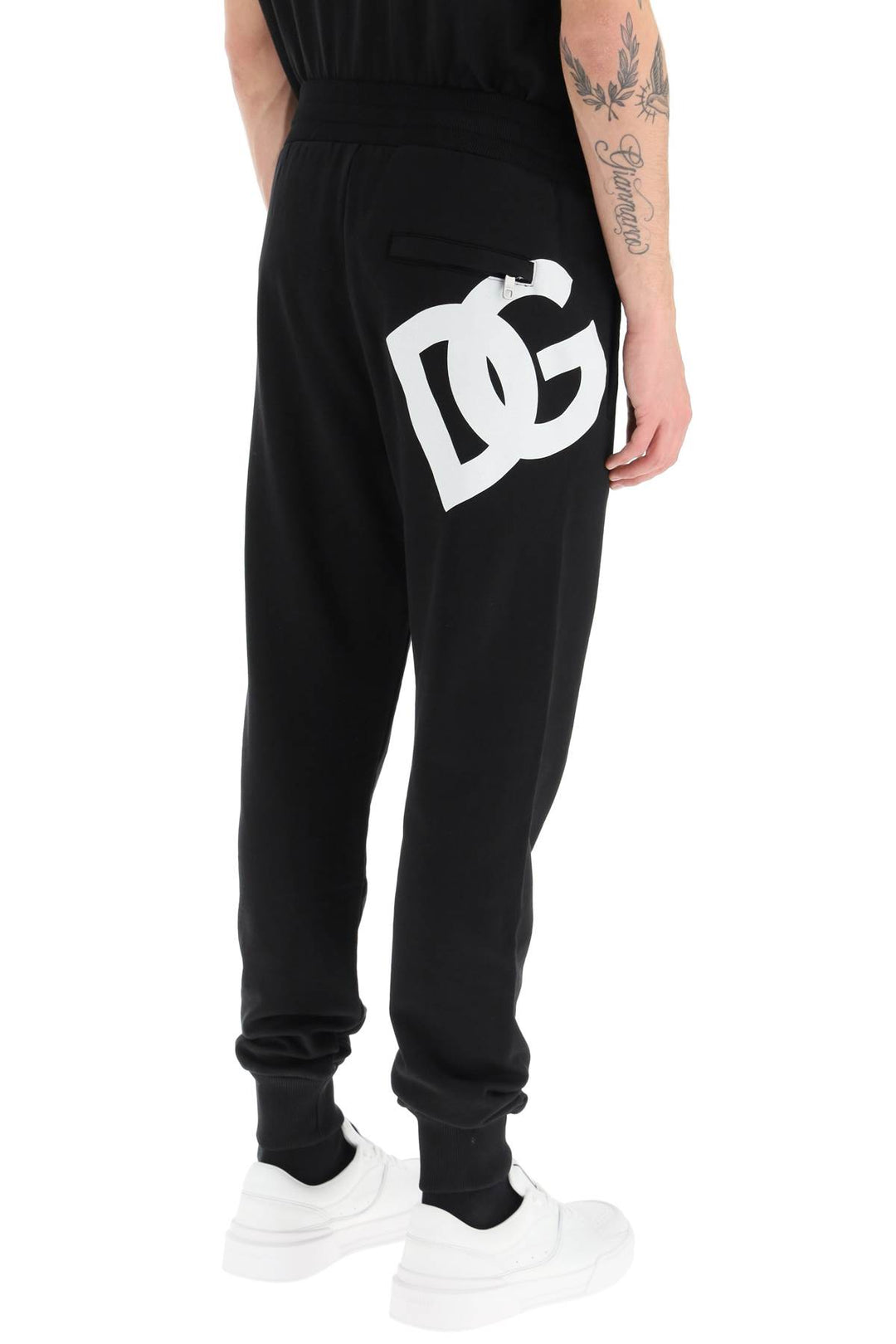 Jogger Pants With Rear Logo Print - Dolce & Gabbana - Men