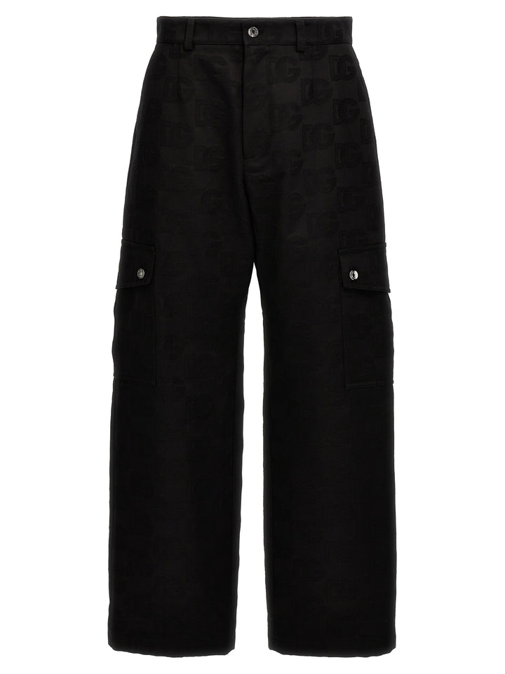 Dg Jaquard Pants Black