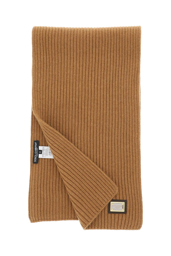 Ribbed Cashmere Scarf - Dolce & Gabbana - Men