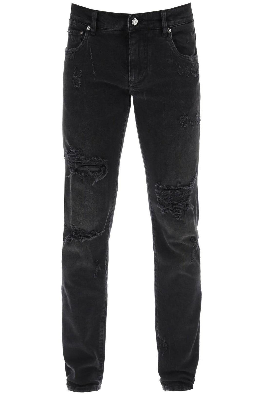 Ripped Skinny Jeans - Dolce & Gabbana - Men