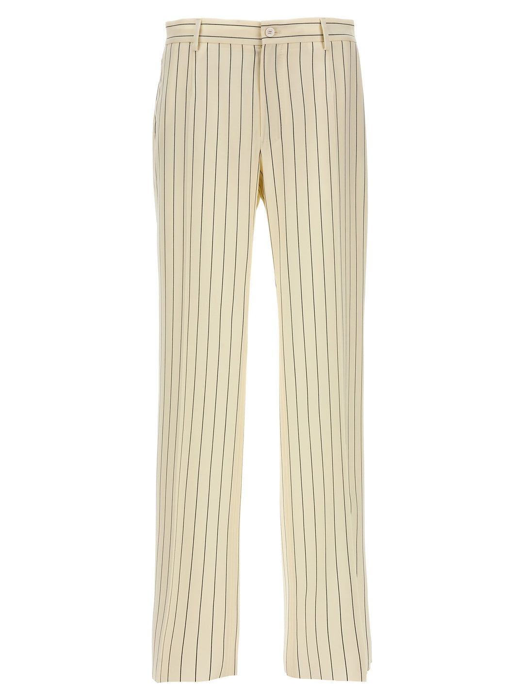 Pinstripe Pants White/Black