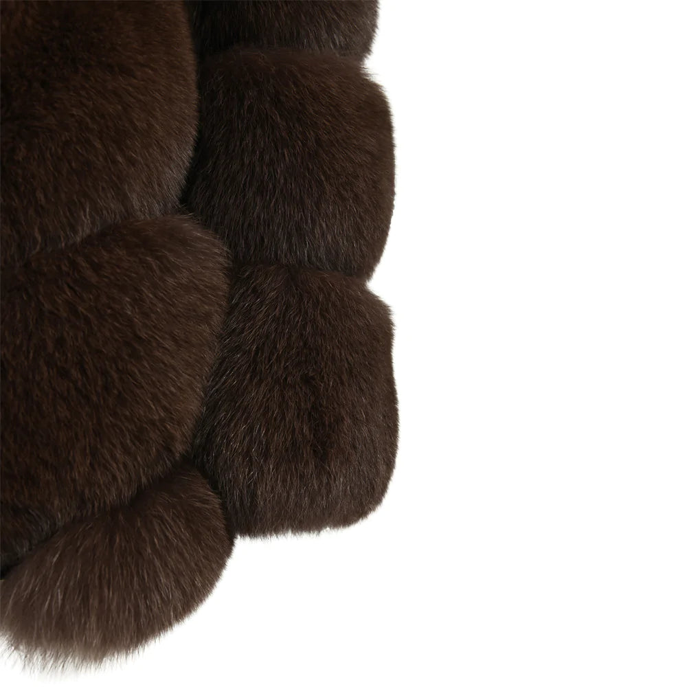 Brown Fox Fur Seattle Jacket