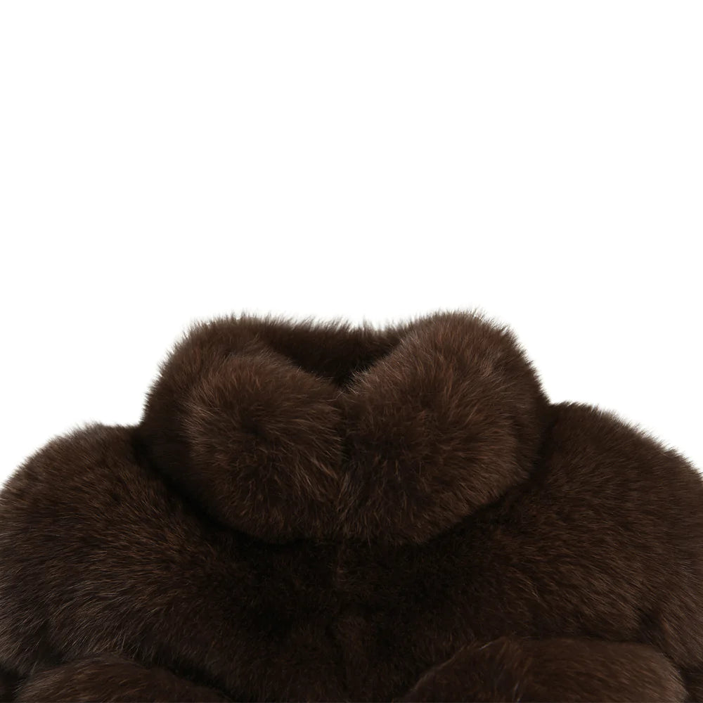 Brown Fox Fur Seattle Jacket