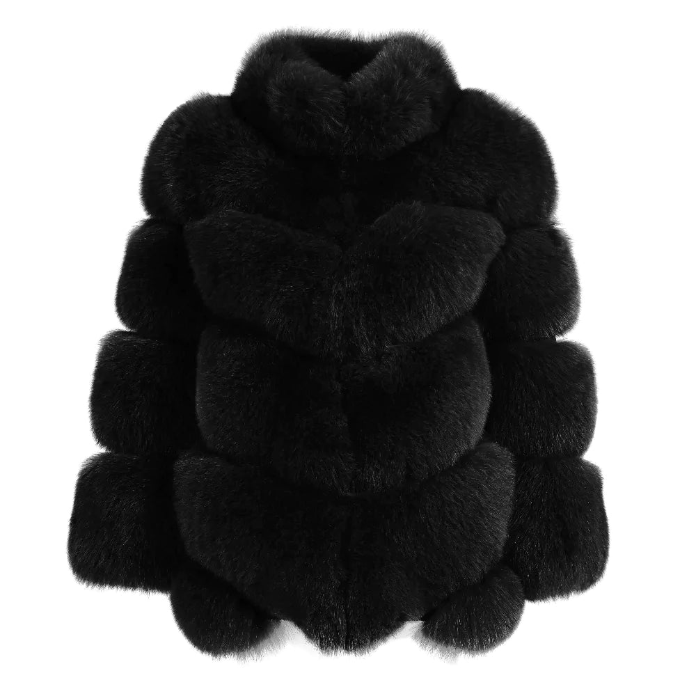 Black Fox Fur Seattle Jacket