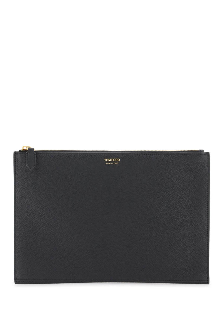 Grained Leather Pouch - Tom Ford - Men