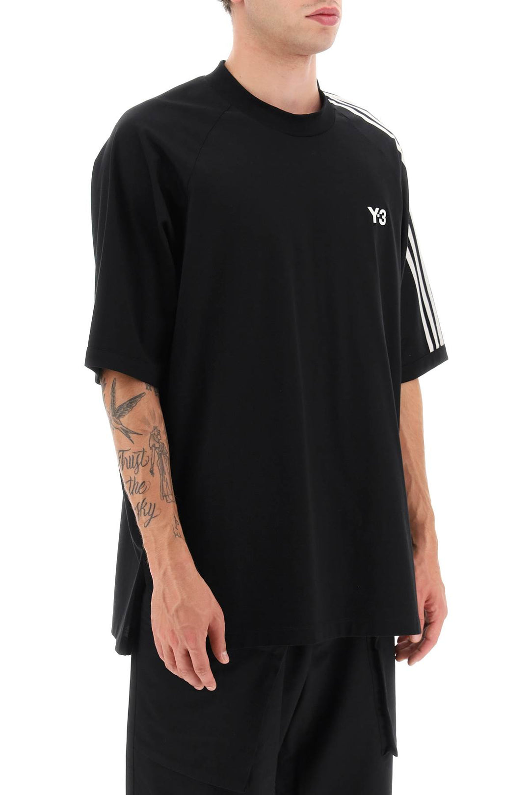 3 Stripes Crew Neck T Shirt - Y-3 - Men