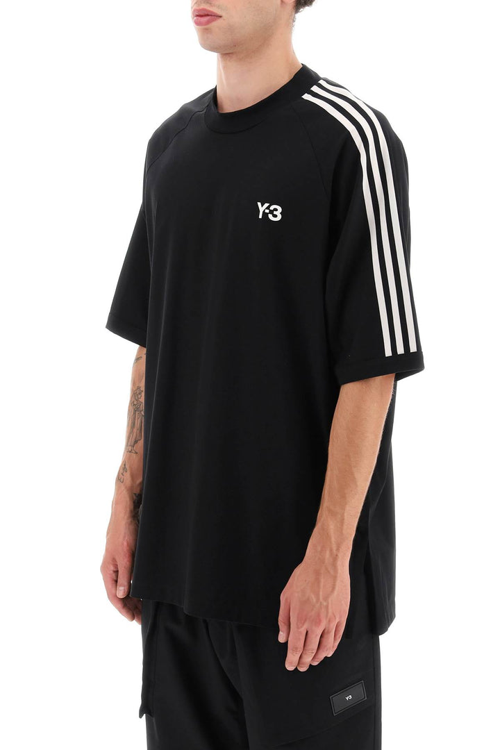 3 Stripes Crew Neck T Shirt - Y-3 - Men