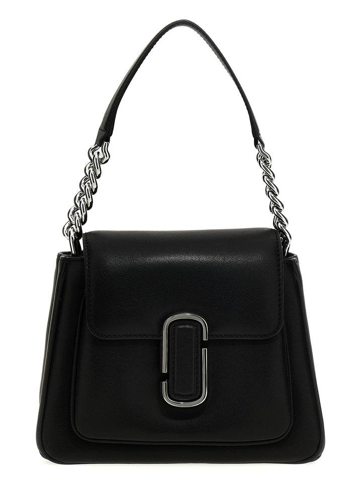 The J Marc Chain Mini Satchel Hand Bags Black