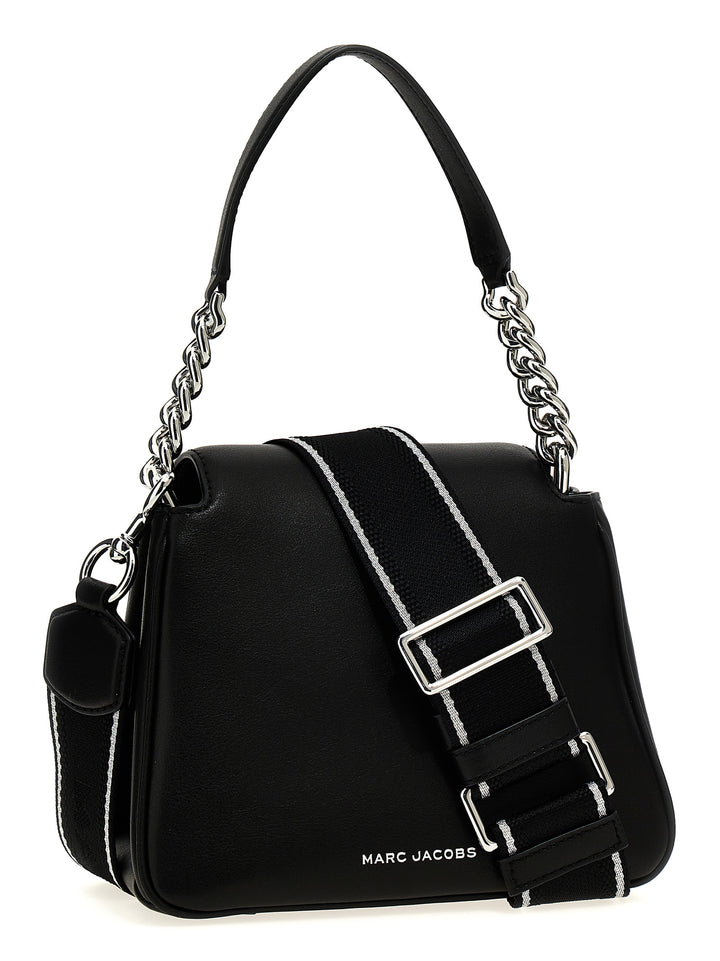 The J Marc Chain Mini Satchel Hand Bags Black