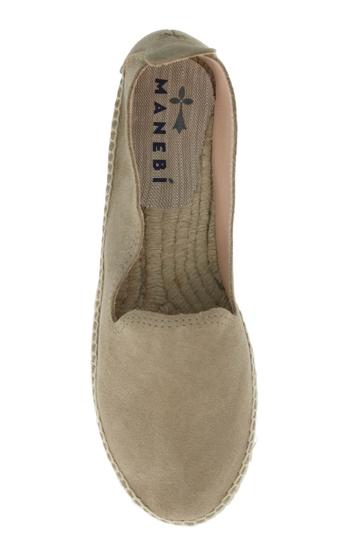 Suede Leather Espadrilles - Manebí - Women