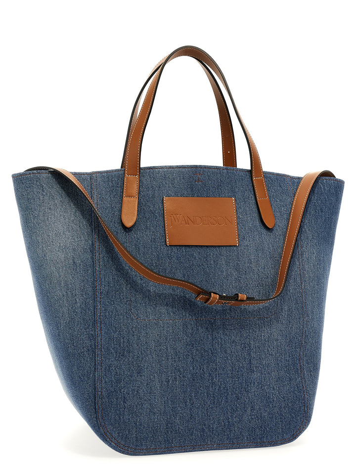 Belt Tote Cabas Tote Bag Blue