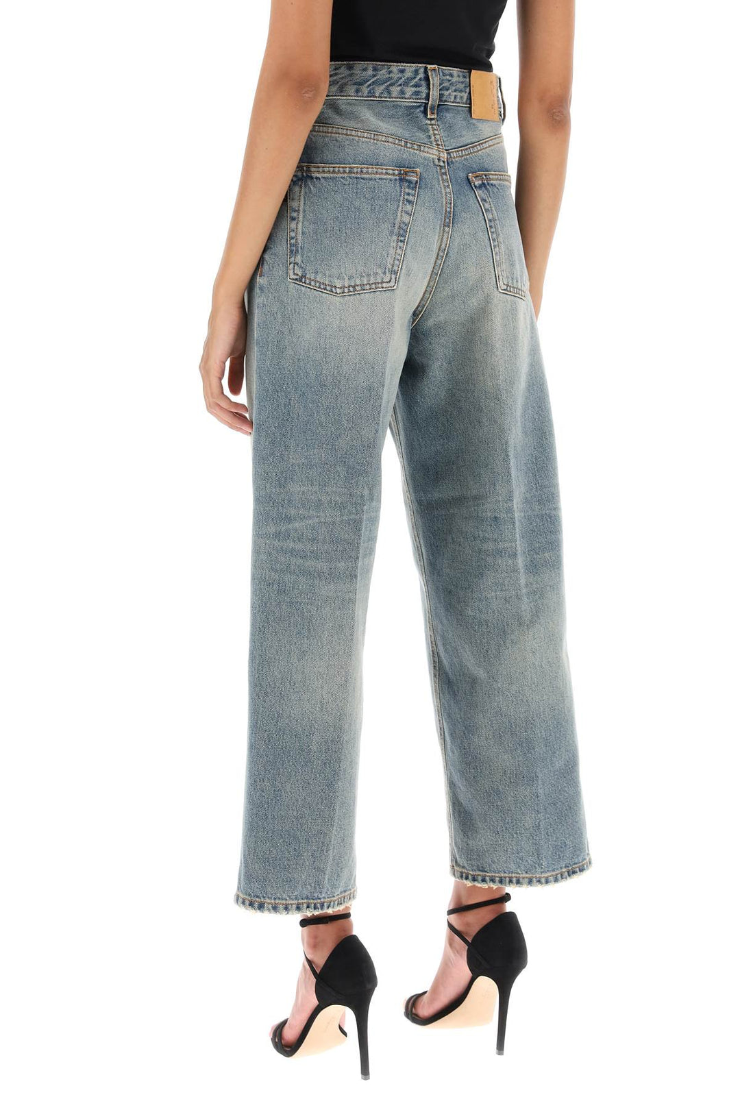 'Betty' Cropped Jeans With Straight Leg - Haikure - Women