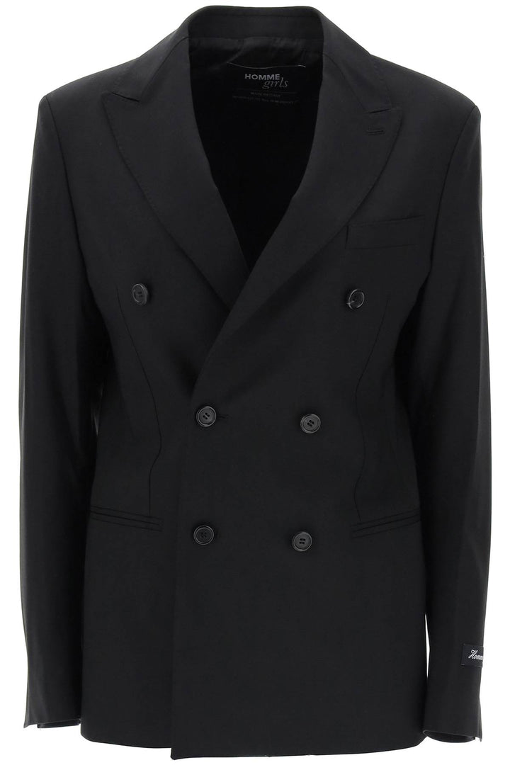 Slim Fit Double Breasted Blazer - Homme Girls - Women