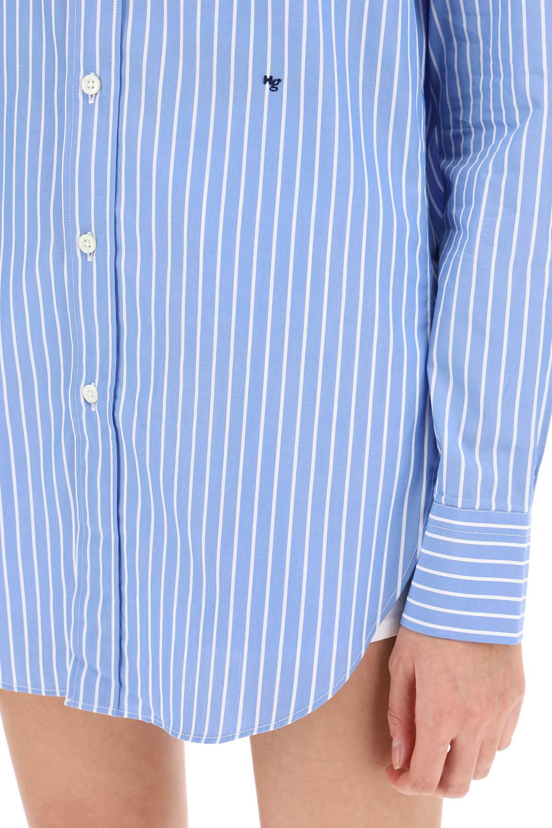 Striped Poplin Shirt - Homme Girls - Women