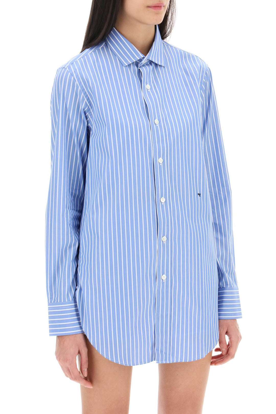 Striped Poplin Shirt - Homme Girls - Women