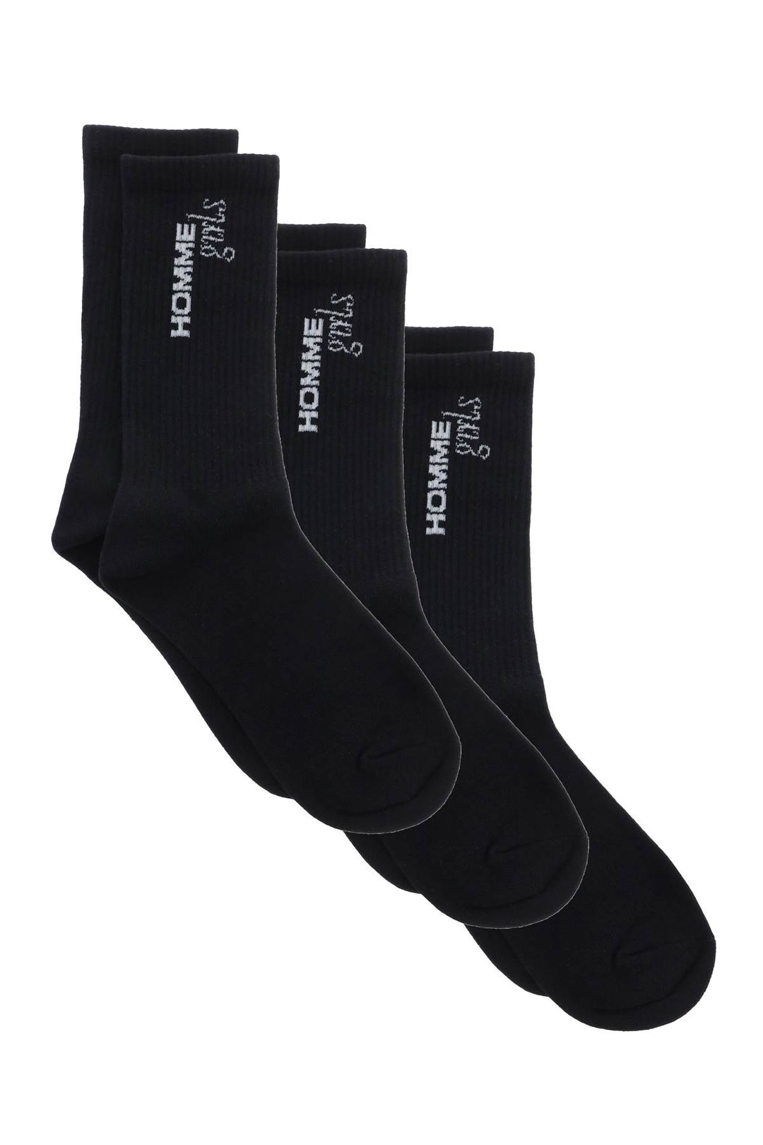 Tri Pack Socks With Logo - Homme Girls - Women