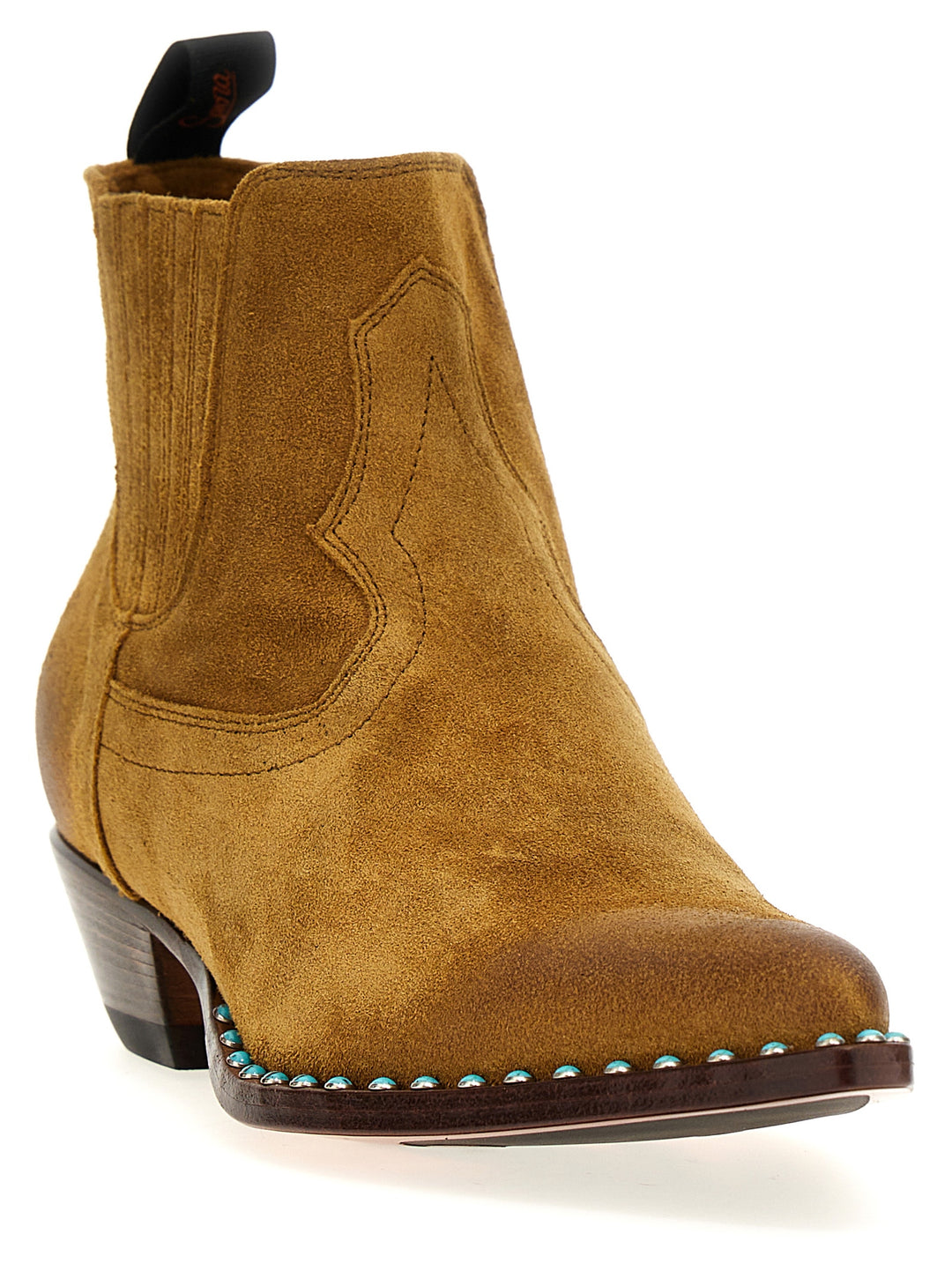 Hidalgo Mini Boots, Ankle Boots Beige