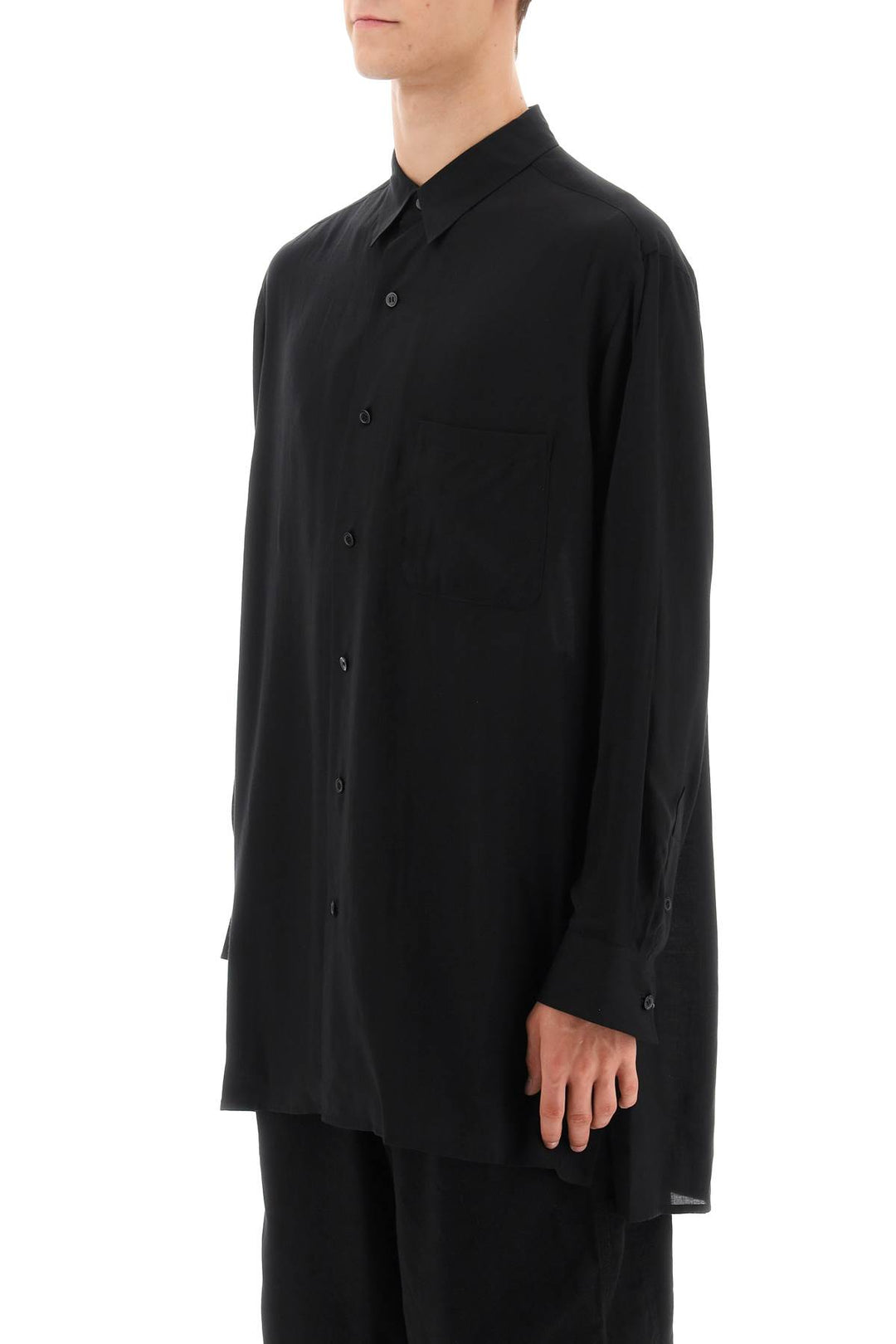 Longline Cellulose Shirt - Yohji Yamamoto - Men