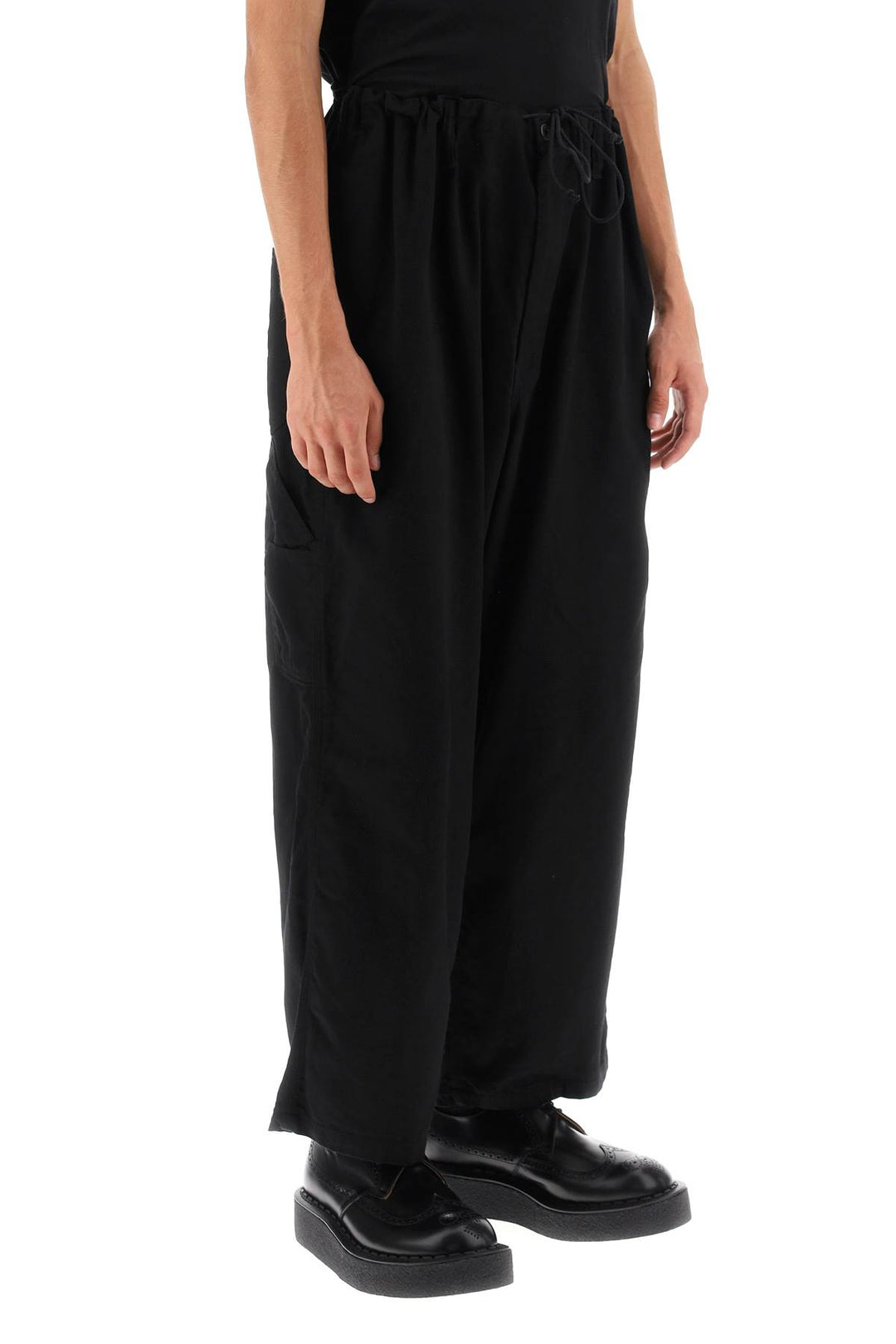 Oversized Drawstring Pants - Yohji Yamamoto - Men