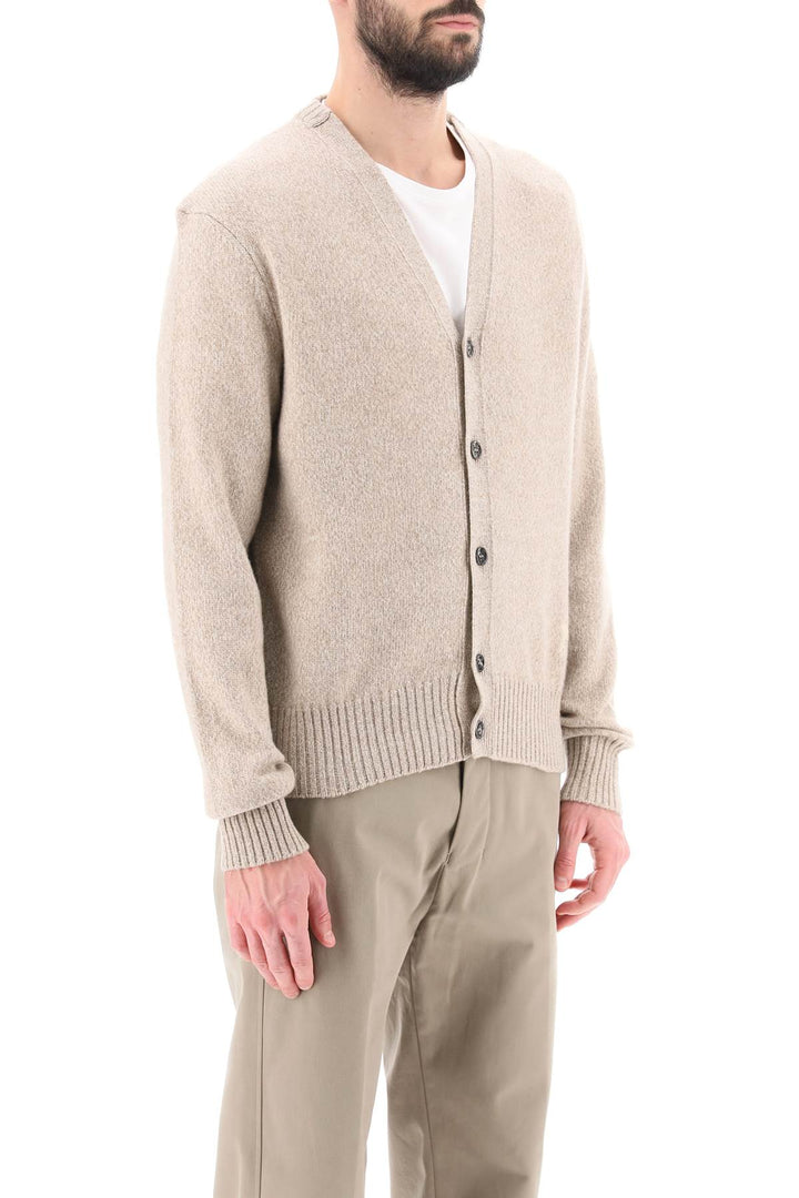 Melange Cashmere Cardigan - Ami Paris - Men