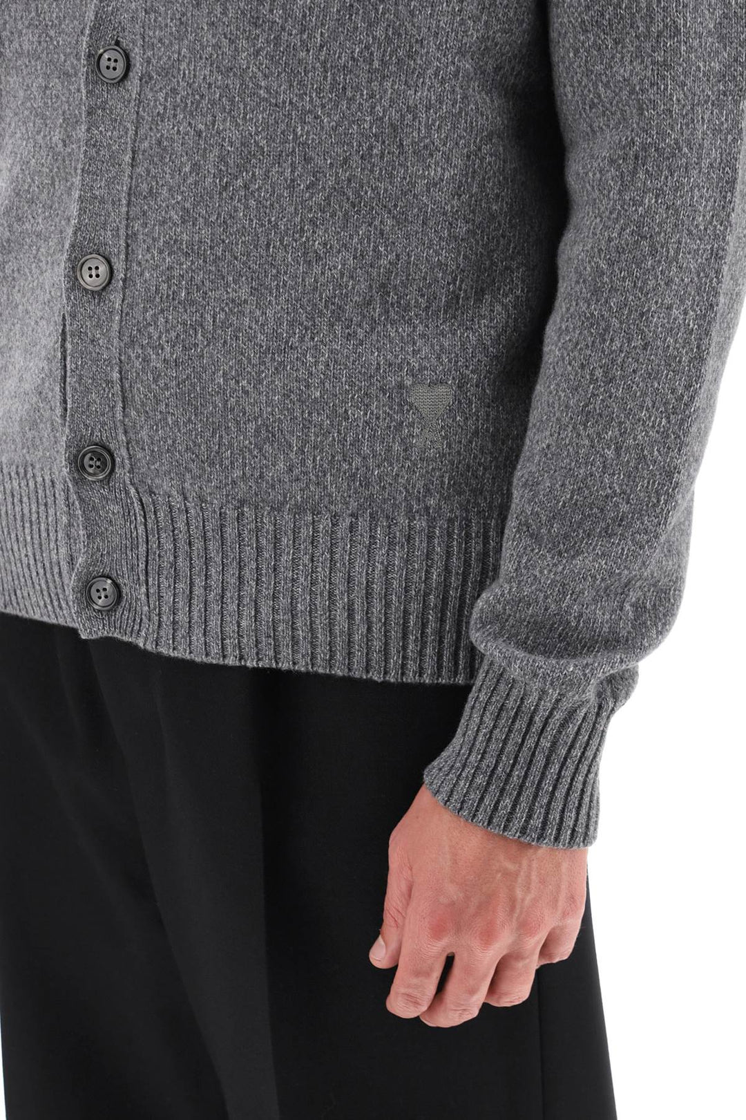 Melange Cashmere Cardigan - Ami Paris - Men