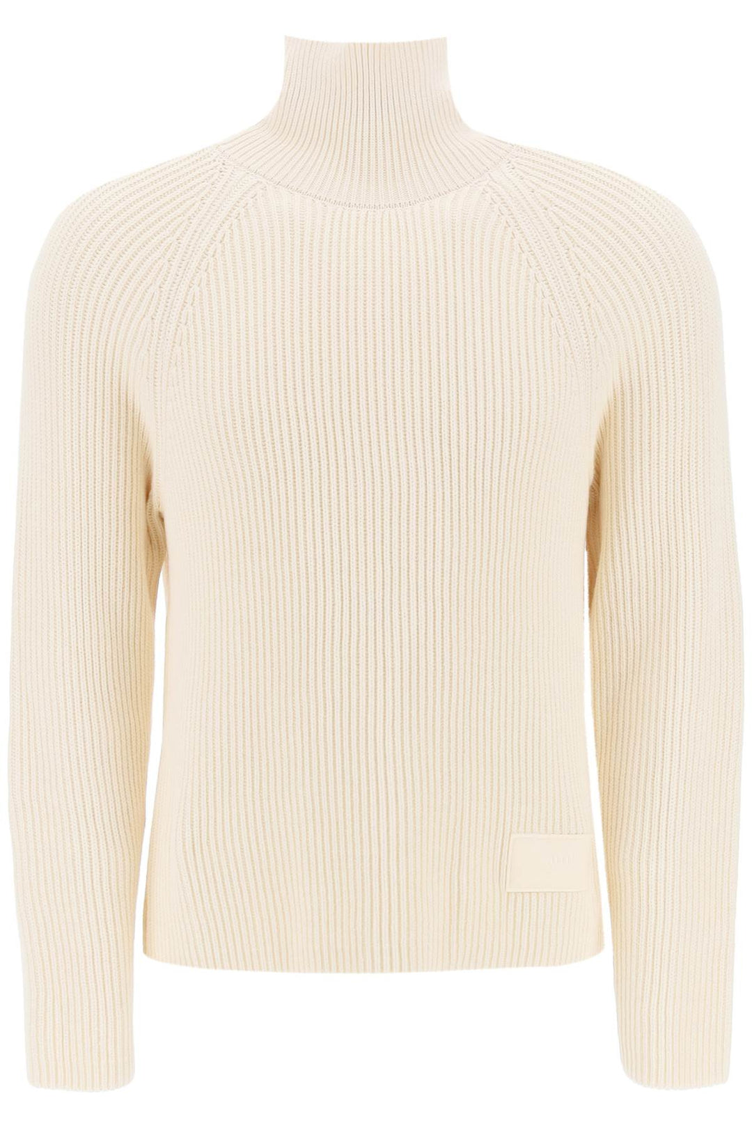 Cotton And Wool Funnel Neck Sweater - Ami Paris - Men