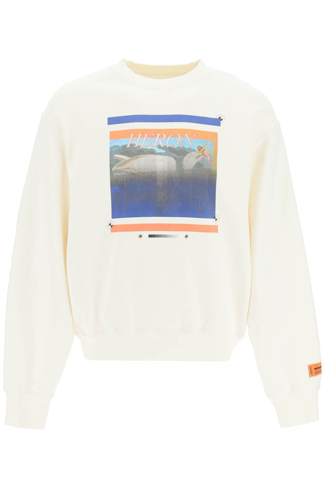 'Misprinted Heron' Print Sweatshirt - Heron Preston - Men