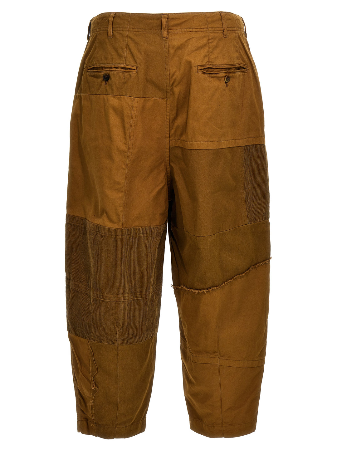 Drill  With Velvet Inserts Pants Brown