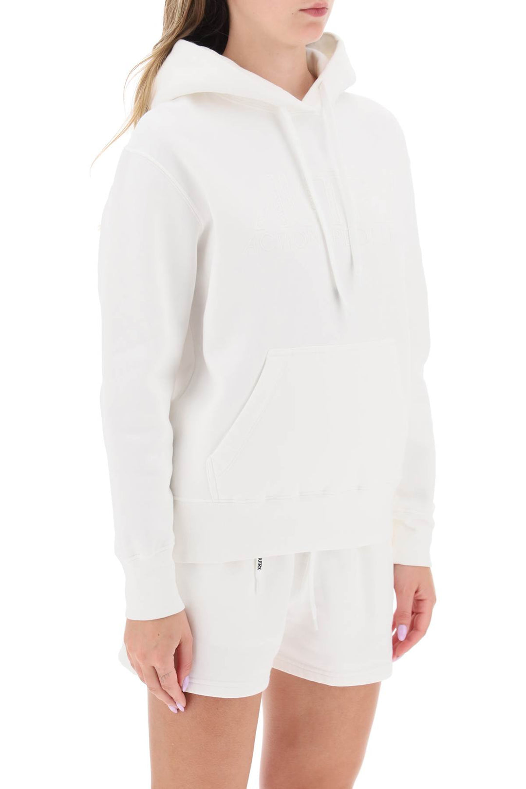 Hoodie With Logo Embroidery - Autry - Women