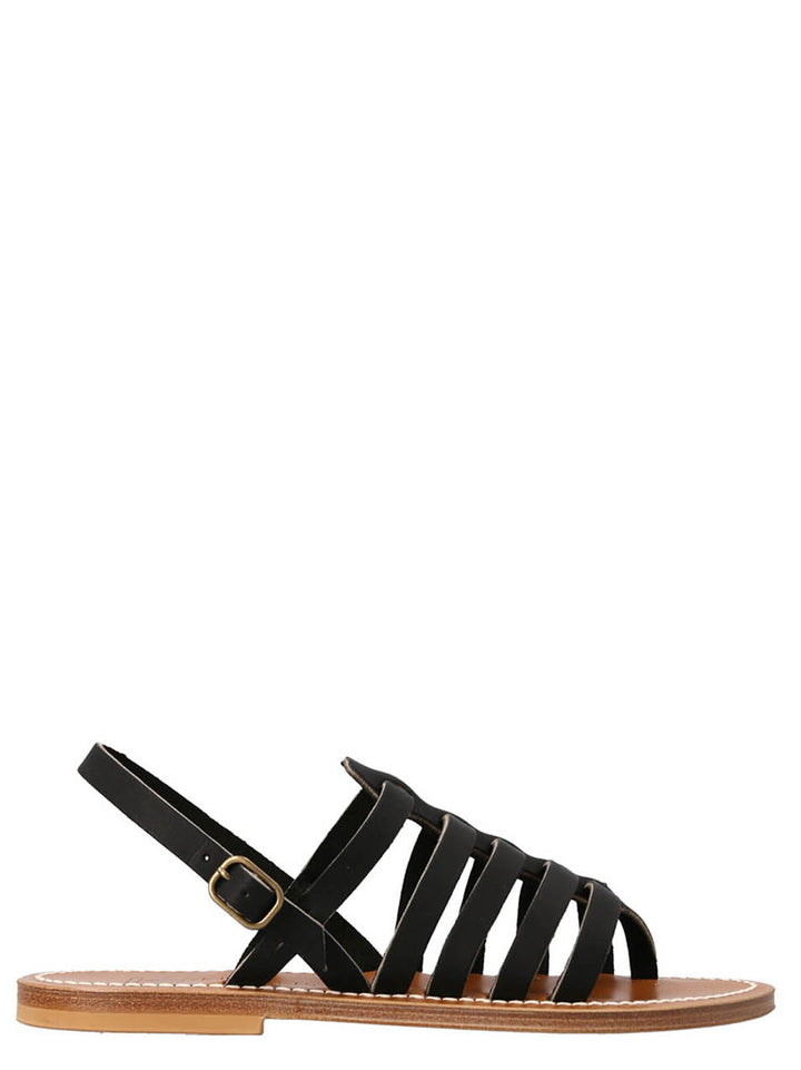 K.Jacques Saint Tropez Homere Sandals - Black | 15aa708765f68f282af101da55532354d57373d9
