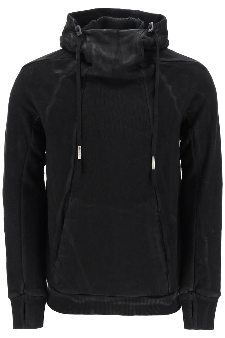 Twisted Hoodie In Coated Cotton - Boris Bidjan Saberi - Men