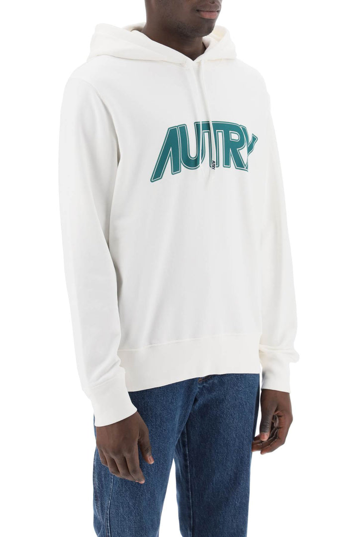 Hoodie With Maxi Logo Print - Autry - Men