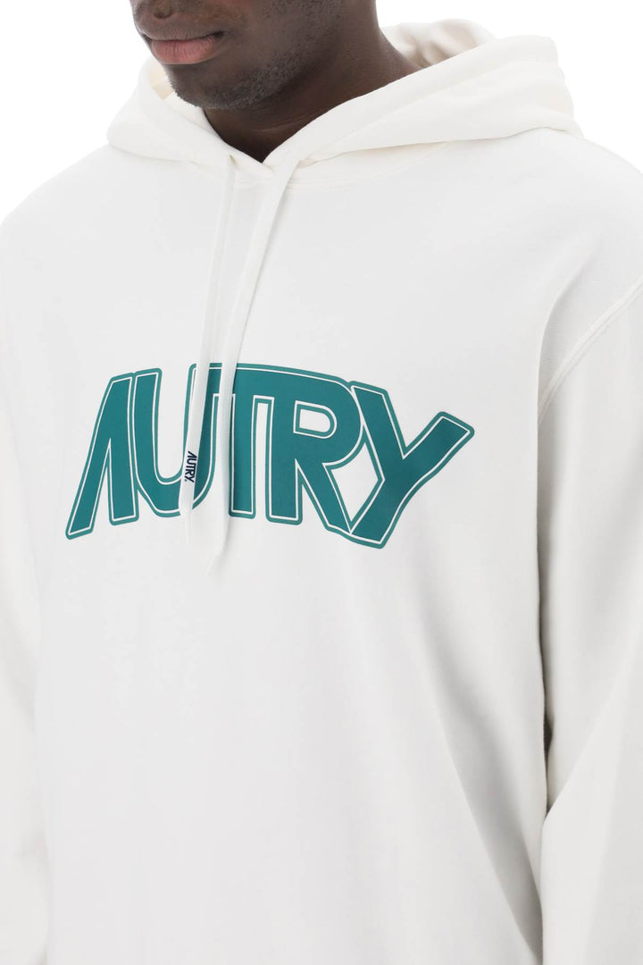 Hoodie With Maxi Logo Print - Autry - Men